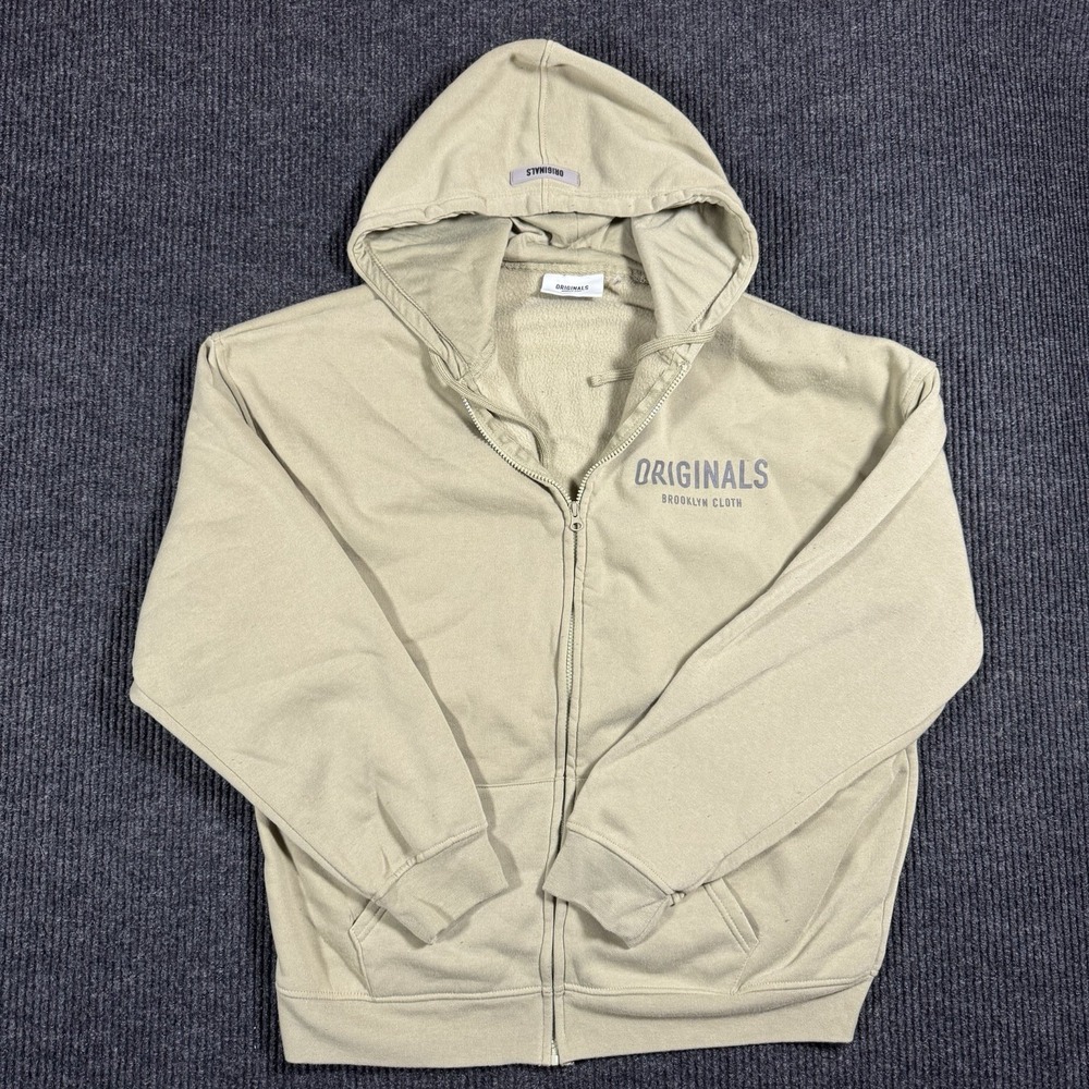 Originals Brooklyn Cloth Men's Hoodie Large Full Zip Up